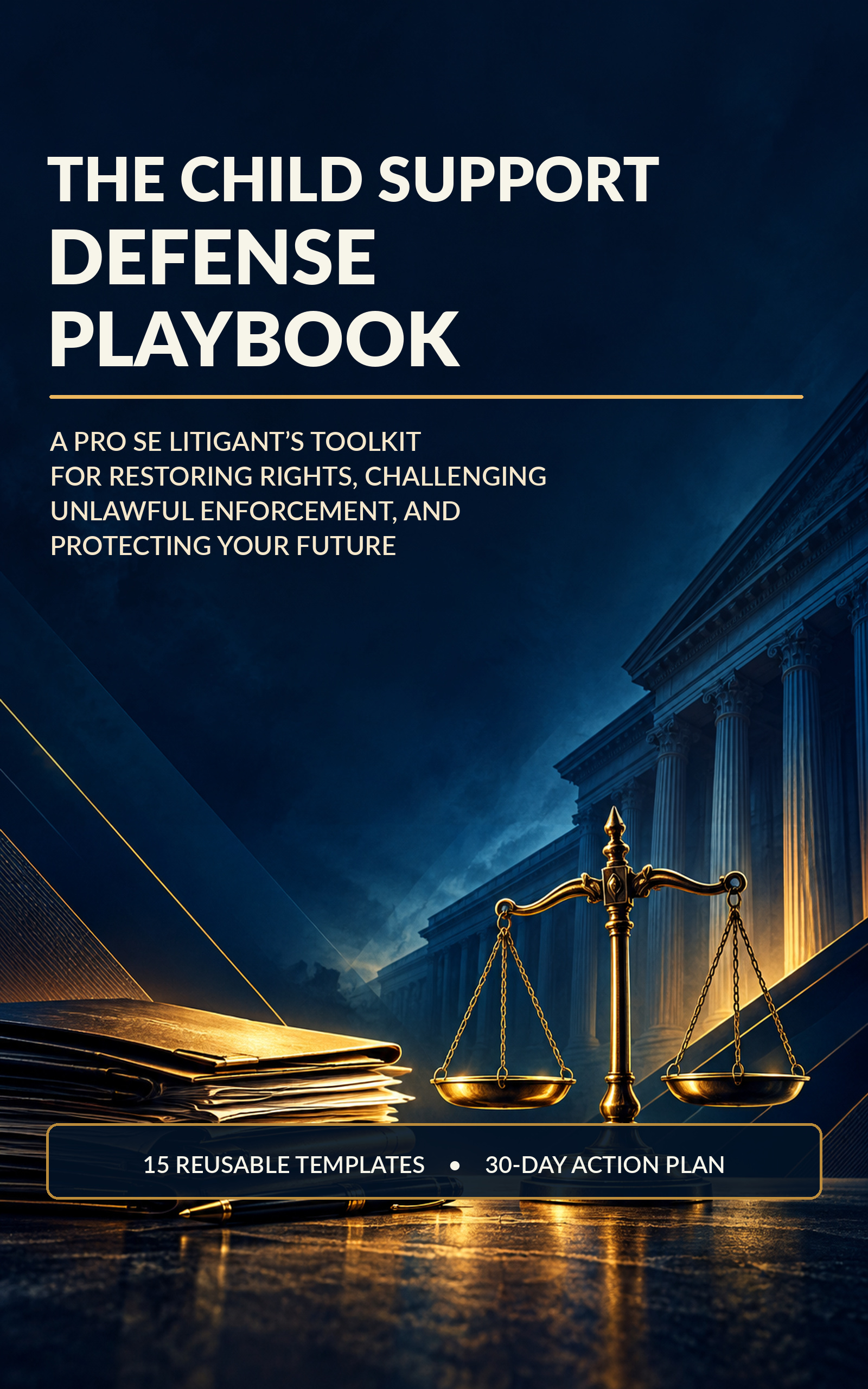 The Child Support Defense Playbook book cover
